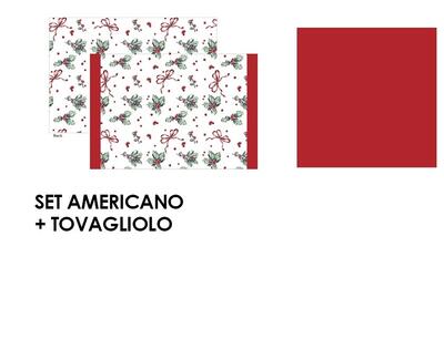 SET AMERICANA+TOVAGLIOLO DRAMMEN Ingrosso Tessile Casa Tellini S.r.l.